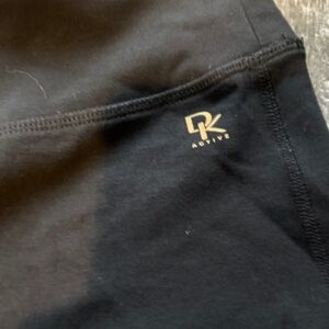 Donna Karan Black Wide Leg Pants